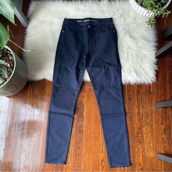 Old Navy Super Skinny Jeans Dark Wash Mid Rise NWT - Picture 4 of 9
